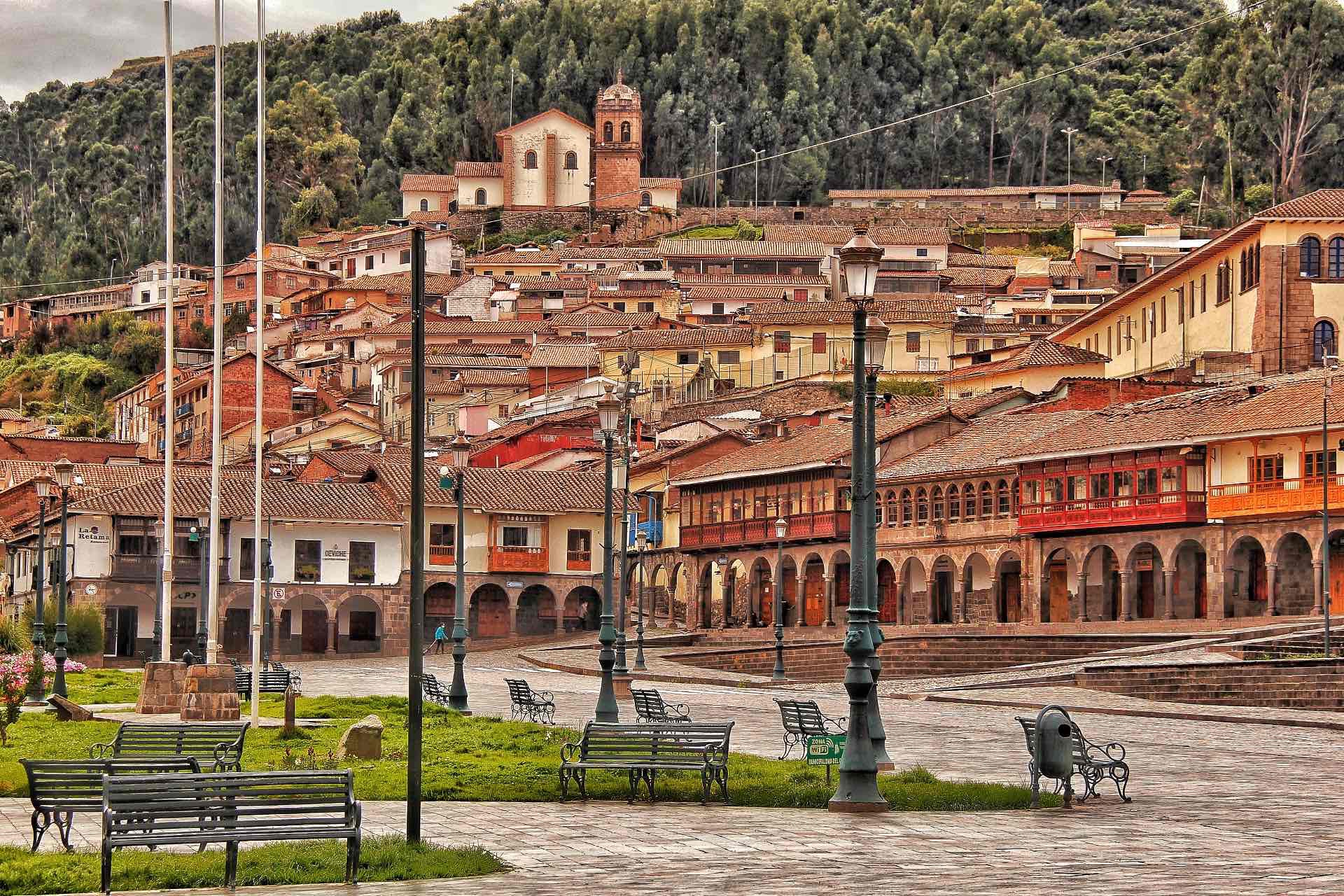 Cusco Colonial, Downtown, plaza de armas, Incas, Capital of the Inca empire, Spanish, Architecture, Machu Picchu